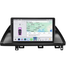 Штатна магнітола Lesko для Honda Odyssey IV 2008-2013 екран 10" 4/64 QLED CarPlay 4G Wi-Fi GPS 360 Prime