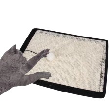 Килимок-ганчірка для кота SY-2023-1206 на диван захист від подряпин Gray 71*30*1 см