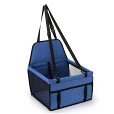 Автокресло для животных SY-2022-0628 автомобильная сумка-переноска автогамак лежак для собак Blue 41*38*24 см