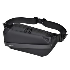 Сумка-бананка 15577 на пояс та через плече на ремені універсальна водонепроникна Black