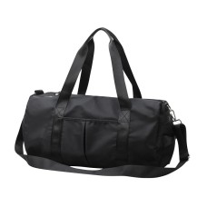 Спортивная сумка 1890 для активного отдыха и занятий спортом с отделом для обуви и отделом для мокрых вещей водонепроницаемая Black