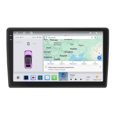 Штатна магнітола Lesko для Dodge Magnum II Рестайлінг 2007-2008 екран 10" 4/64 QLED CarPlay 4G Wi-Fi GPS 360 Prime