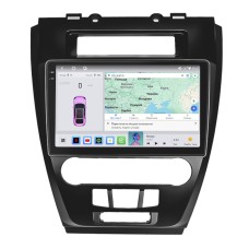 Штатна магнітола Lesko для Ford Fusion I Рестайлінг 2009-2012 екран 10" 4/64 QLED CarPlay 4G Wi-Fi GPS 360 Prime