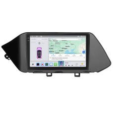 Штатна магнітола Lesko для Hyundai Sonata VIII (DN8) 2019-2020 екран 10" 4/64 QLED CarPlay 4G Wi-Fi GPS 360 Prime