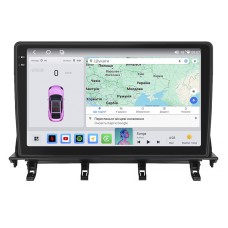 Штатная магнитола Lesko для Mazda 2 I (DY) 2003-2005 экран 10" 4/64 QLED CarPlay 4G Wi-Fi GPS 360 Prime