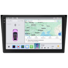 Штатная магнитола Lesko для Mazda CX-9 I 2006-2012 экран 10" 4/64 QLED CarPlay 4G Wi-Fi GPS 360 Prime