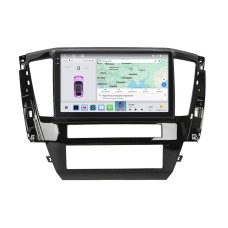 Штатная магнитола Lesko для Mitsubishi Pajero Sport III Рестайлинг 2019-н.в. экран 10" 4/64 QLED CarPlay 4G Wi-Fi GPS 360 Prime