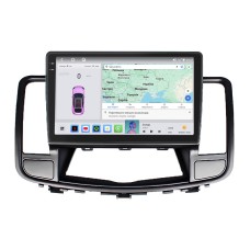 Штатная магнитола Lesko для Nissan Teana II Рестайлинг 2011-2014 экран 10" 4/64 QLED CarPlay 4G Wi-Fi GPS 360 Prime