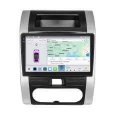 Штатна магнітола Lesko для Nissan X-Trail II 2007-2011 екран 10" 4/64 QLED CarPlay 4G Wi-Fi GPS 360 Prime