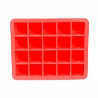Силіконова форма для льоду CUMENSS AI-820 Cube 20 Red