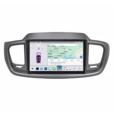 Штатна магнітола Lesko для Kia Sorento III Prime 2014-2017 екран 10" 4/64 QLED CarPlay 4G Wi-Fi GPS 360 Prime