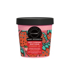 Скраб для тела SERSANLOVE Deep Cleansing Body Scrub Strawberry Jam 220 г с экстрактом клубники