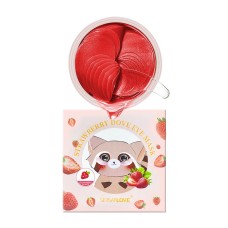 Гидрогелевые патчи SERSANLOVE StrawBerry Dove Eye Mask 90 г с экстрактом клубники