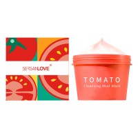 Грязьова маска для обличчя SERSANLOVE Tomato Cleansing Mud Mask з екстрактом помідора