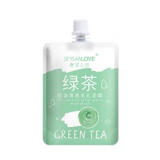 Маска для обличчя Oil Control Clear Pore Mud Mask Green Tea 100 г з екстрактом зеленого чаю