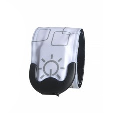 Світлодіодний LED браслет на руку AY-062 для бігу спорту USB акумуляторний White