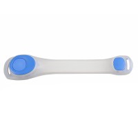 Світлодіодний LED браслет HY-0001 універсальний USB акумуляторний Blue