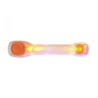 Світлодіодний LED браслет HY-0001 універсальний USB акумуляторний Orange
