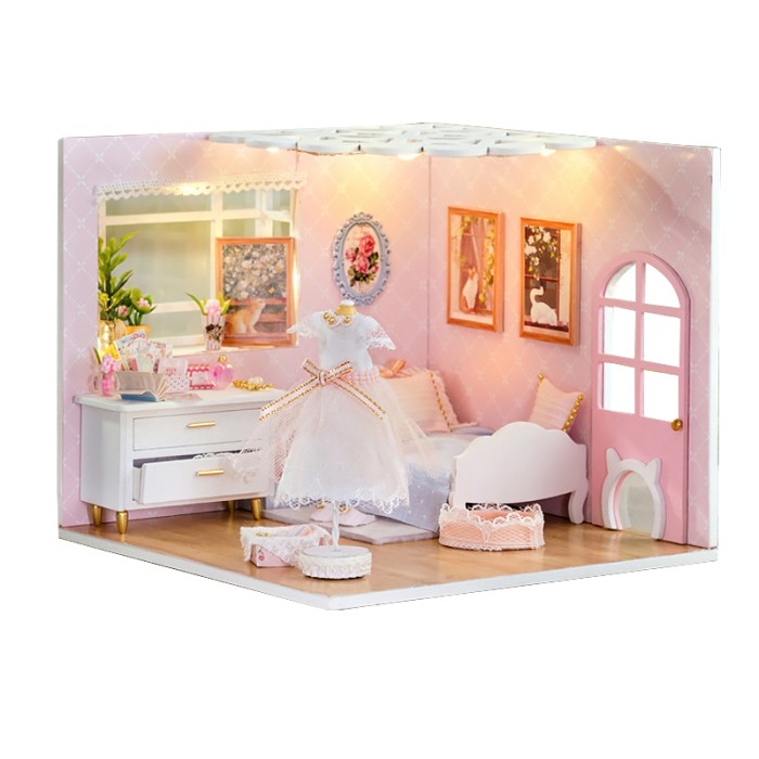 Кукольный дом конструктор DIY Cute Room H-024 Enjoy the life