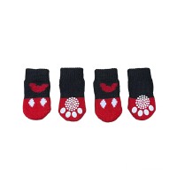 Шкарпетки для собак DT812 з нековзними накладками, що зігрівають Міккі M