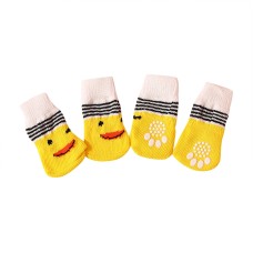 Шкарпетки для собак DT812 з неслизькими накладками, що зігрівають Качка L