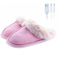 Домашние комнатные тапочки с подогревом A-231 USB  Pink