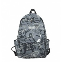 Рюкзак подростковый 8055228 с брелком 20L школьный White
