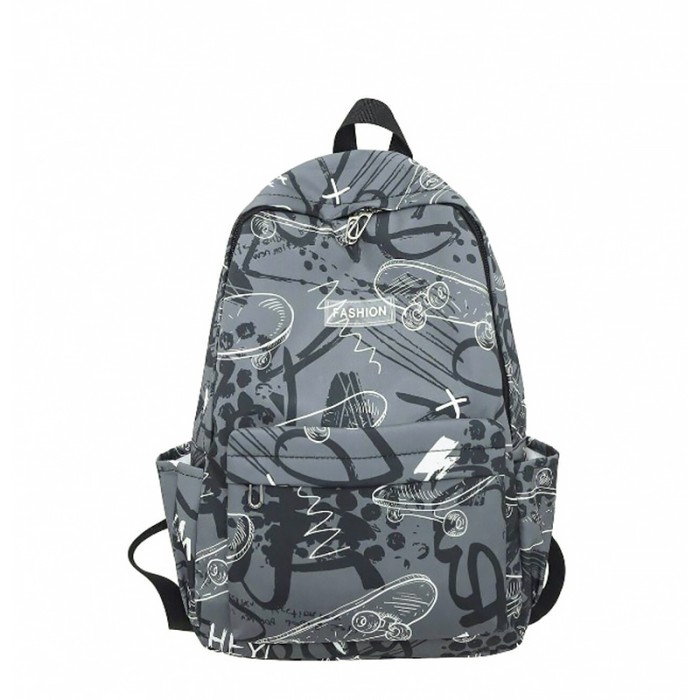 Рюкзак подростковый 8055228 с брелком 20L школьный White