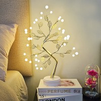 Світильник-нічник Y-2122 настільне Led перлове дерево з пелюстками USB світлодіодний сенсорний 36 LED