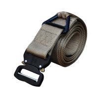 Ремінь тактичний нейлоновий Han-Wild із пряжкою Cobra 3,8 см Khaki