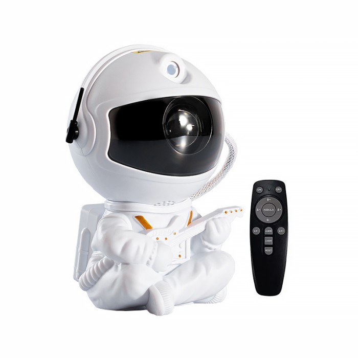 Проектор ночник Астронавт с гитарой HR-F2 звездное небо 7 режимов ДУ White