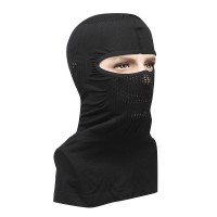 Тактична балаклава 003 маска підшоломник дихаюча тканина демісезонна Black