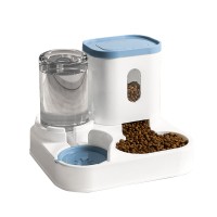 Автоматична годівниця для котів та собак DT2024 з напувалкою Blue