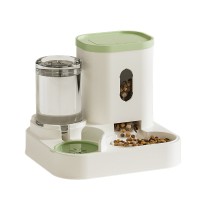 Автоматична годівниця для котів та собак DT2024 з напувалкою Green