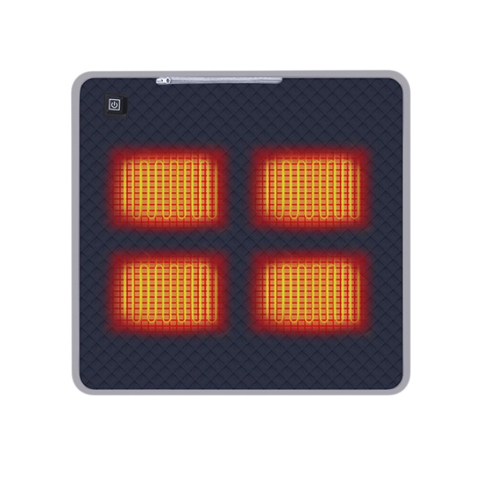 Накидка на кресло с подогревом 702 45*45 см USB Blue-Lesko