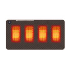 Накидка на кресло с подогревом 702 45*90 см USB Dark Gray