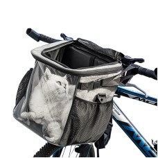 Рюкзак-перенесення для котів та собак A04006-BK-F сумка для велосипеда 30*30*33 см Dark Gray