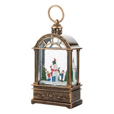 Декоративний ліхтар новорічний 2024 11*6,5*21 см різдвяні прикраси для дому
