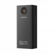 Зовнішній акумулятор Romoss PEA27S Pro 65W 27000 mAh Black