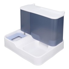 Автоматична годівниця для котів та собак DT537 з напувалкою Blue