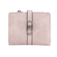Жіночий гаманець Prettyzys PT23-2087 клатч з пряжкою повсякденний складаний Pink