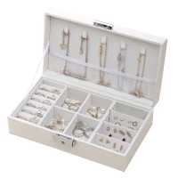 Скринька Casegrace SP-01155 для прикрас та ювелірних виробів коштовностей White