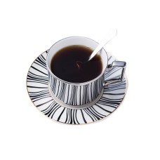 Керамічна чашка A24 з ложкою та блюдцем