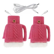 Жіночі рукавиці з підігрівом від USB G-12 Pink