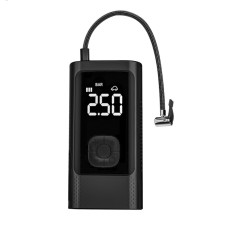 Портативний автомобільний компресор CZX-11 бездротовий з дисплеєм манометром ліхтариком Type-C