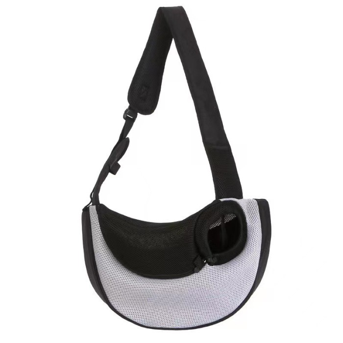 Слинг-переноска для котов и собак SY-2022-1024-93 Black L (47*14*29 см)