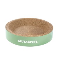 Когтеточка для кота Taotaopets 044422 кругла гофрована лежанка 40*40*9 см