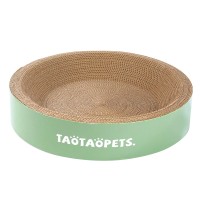 Когтеточка для кота Taotaopets 044422 кругла гофрована лежанка 45*45*9 см