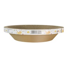 Когтіточка для кота Taotaopets 04A6603 кругла гофрована лежанка 45*45*9 см