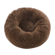 Лежак пуфик для котов собак круглый 552201 M Brown